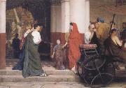 Alma-Tadema, Sir Lawrence Entrance to a Roman Theatre (mk23) oil painting